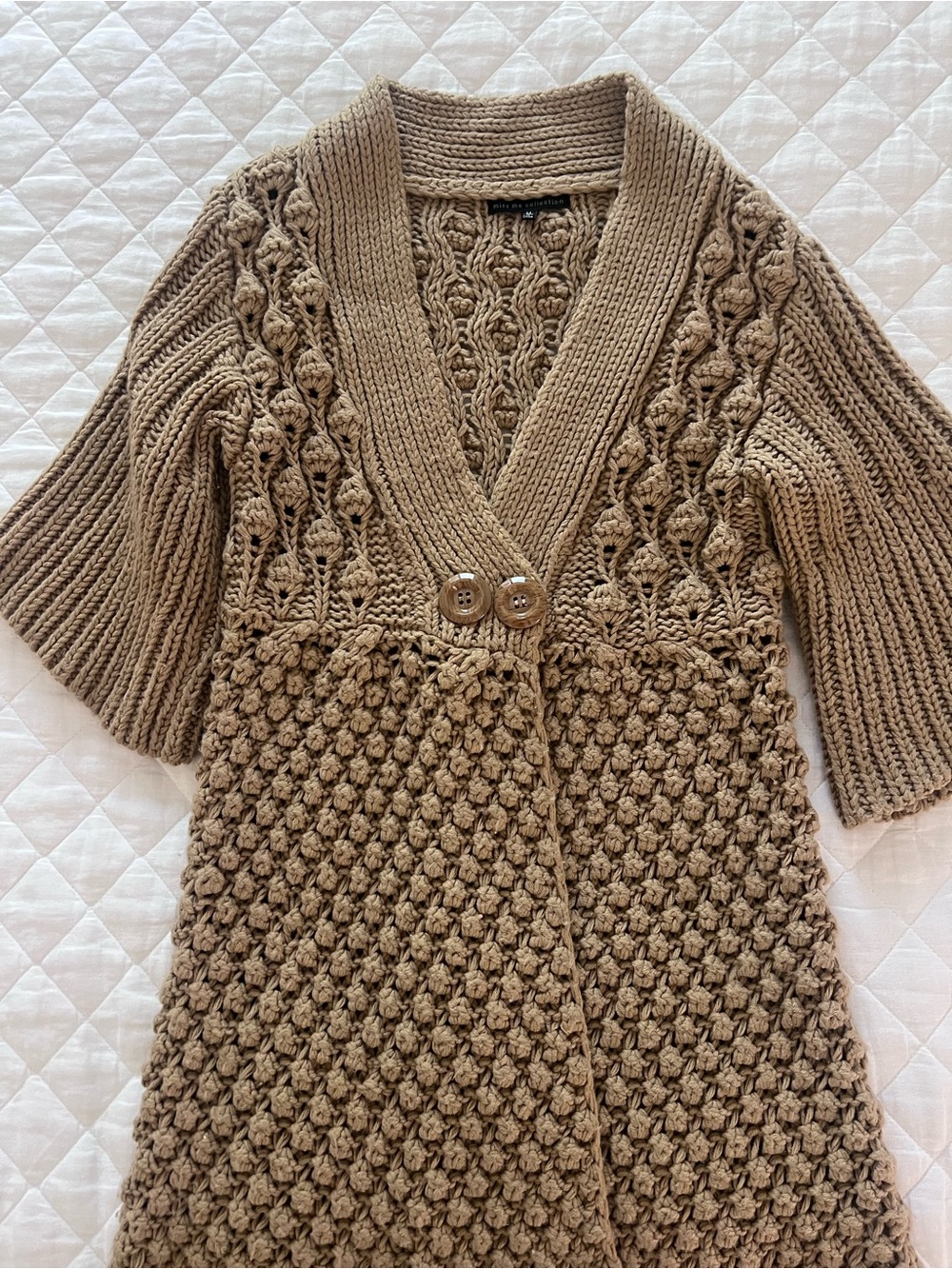 Chunky Knit Tunic Length Sweater